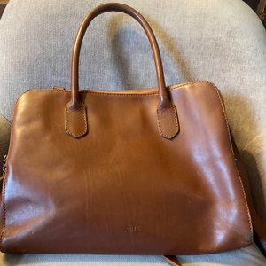 ABLE leather work / travel tote